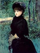 Edouard Manet La Promenade Madame Gamby oil painting artist